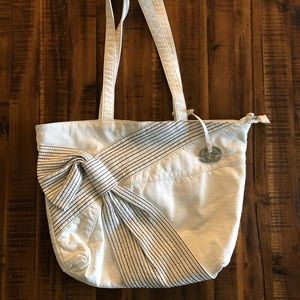 Red by Marc Ecko white purse